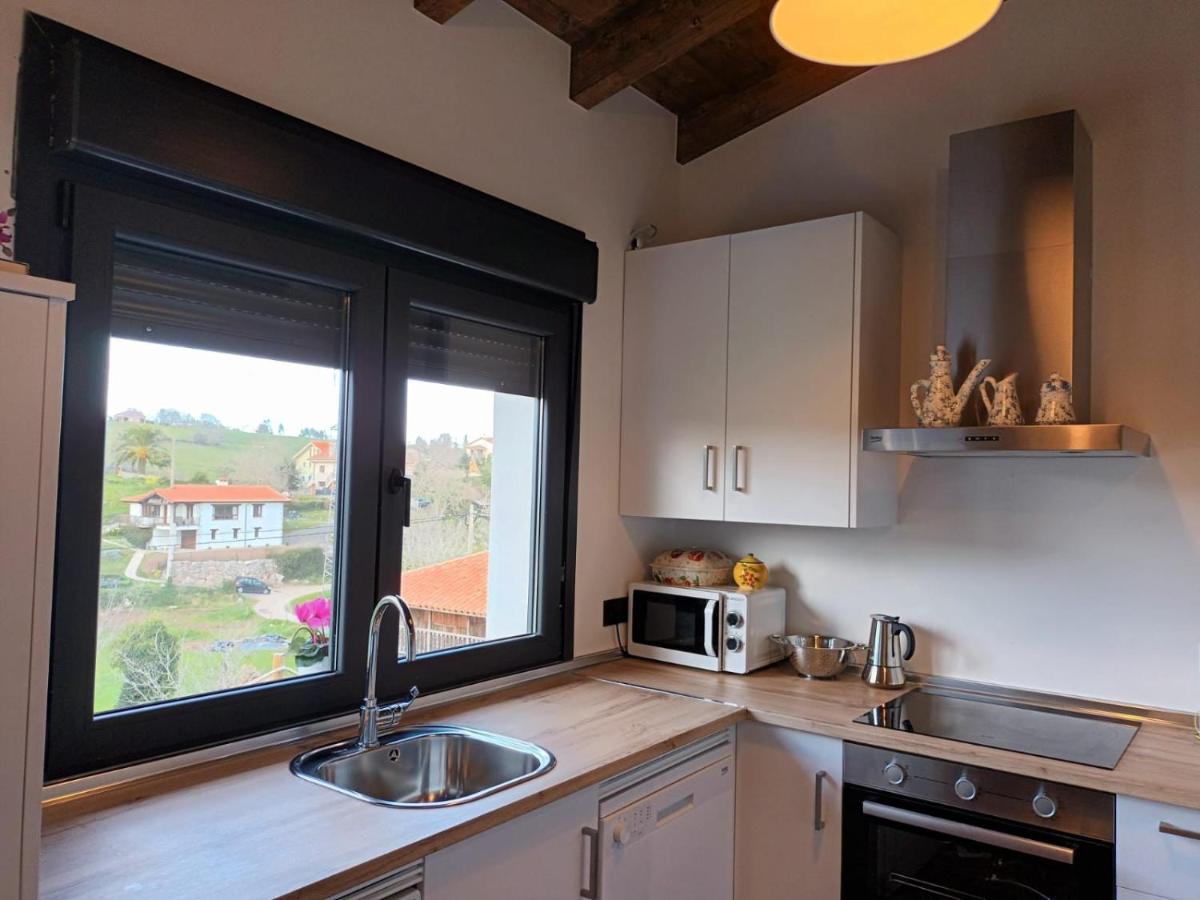 Apartamentos Los Manzanos Ribadesella Kültér fotó